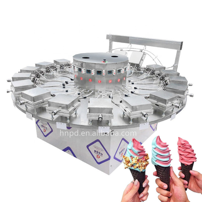 Easy Operation Ice Cream Cone Making Machine Sugar Cone Baking Machine Wafer Egg Roll Machine