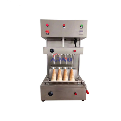food &amp;amp; Beverage factory dairy pizza cone maker soft ice cream cone making machine automatic pizza cone making machine for sale