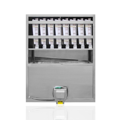 Popular Commercial Cold Drink Machine Block Making Automatic Ice Cream Maker Freezer Swirl Ice Maker Drain Pump Cube Ice Maker