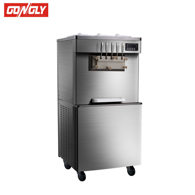 Snack factory OEM factory floor standing soft ice cream machine/yogurt machine/ice cream maker