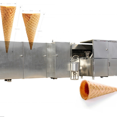 Automatic Ice Cream Cones Processing Line For Cookie Cones Factory 5000-6000