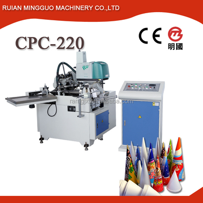 Automatic PE PAPER/ART PAPER/WAX Ice Cream Waffle Cone Sugar COATED Cone Making Machine/Ice Cream Cone Maker Machine|Ice Cream Wafer Cone Machine