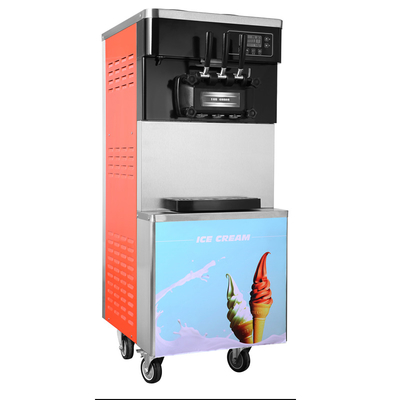 Cheap Automatic Commercial Cone Maker Service Economical Making Roll Machines Price Portable 3 Flavor Soft Ice Cream Machine