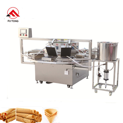 food &amp;amp; Beverage Factory Automatic Electric Ice Cream Waffle Cone Making Equipment Rolled Sugar Cone Machine